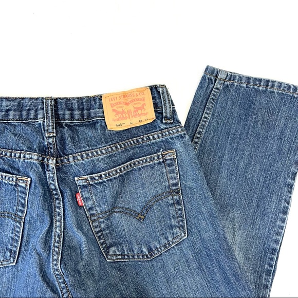 Levi’s 505 Regular Fit Jeans Boys 8 Husky W28 x L23 - Picture 6 of 9
